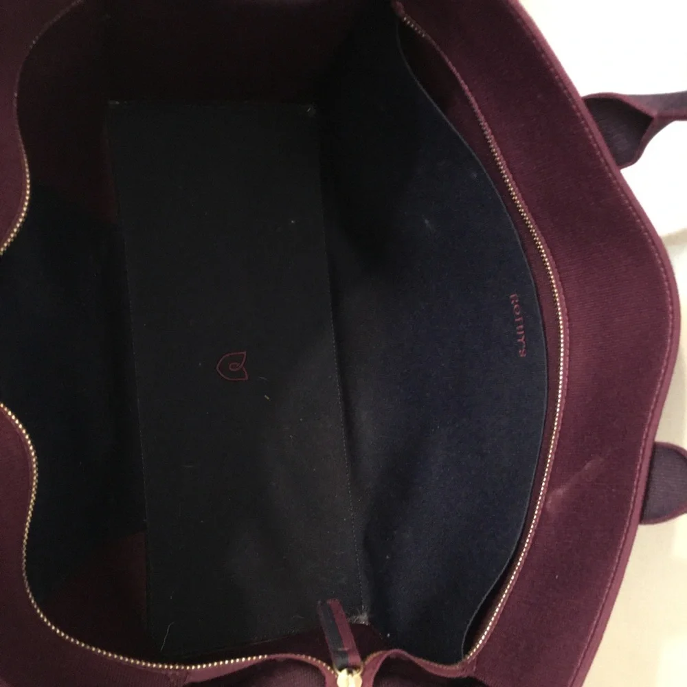 Rothy’s The Classic Tote Dark Aubergine Laptop Work Travel Shoulder Bag - Picture 13 of 16